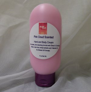 Pink Cloud Scented Hand & Body Cream 4oz Malibu Tube