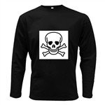Jolly Roger Long Sleeve Dark T-Shirt