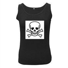 Jolly Roger Women's Black Tank Top