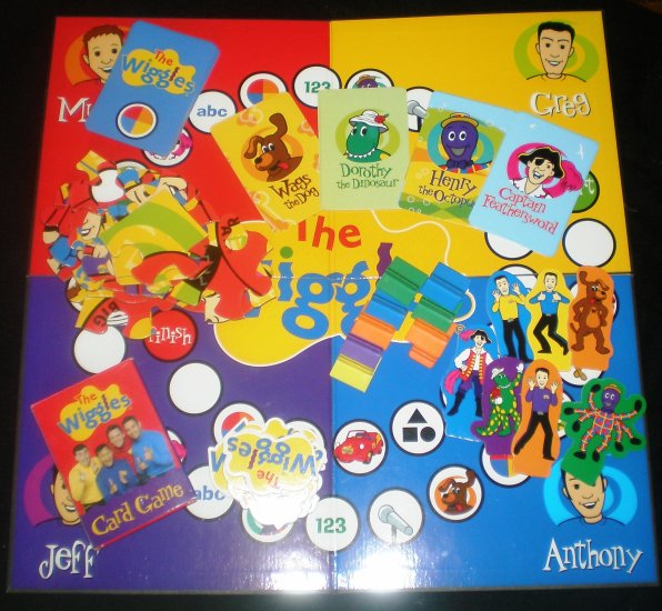 Wiggles, WIGGLY FUN, The Wiggles, game, puzzle, cards