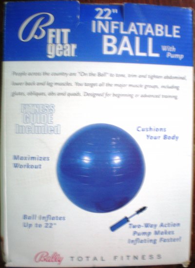 BALLY'S 22" FITNESS BALL