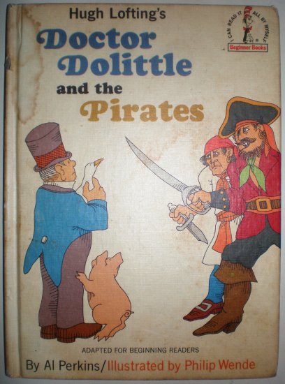 Doctor Dolittle and the Pirates, book ,kids, collectabl