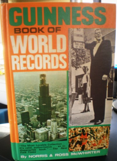 Guinness Book Of World Records, 1974, Collectable, Nice