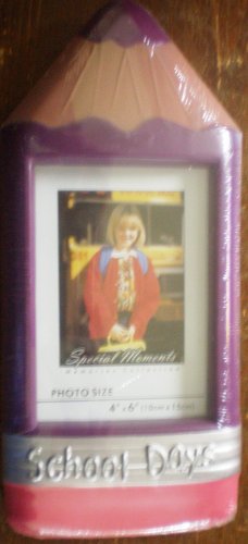 School Days Picture Frame, Purple, Pink, New, Cute !!!!