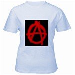 Anarchy Women's Baby Blue T-Shirt