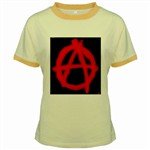 Anarchy Women's Fitted Ringer T-Shirt