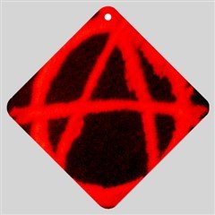 Anarchy Car Window Sign
