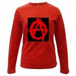 Anarchy Women's Long Sleeve Dark T-Shirt