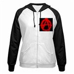Anarchy Women's Raglan Hoodie