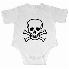 Jolly Roger Infant Creeper, punk, goth, rock