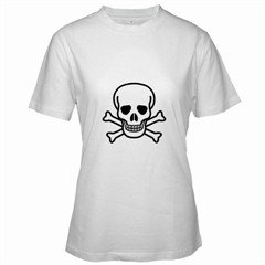 Jolly Roger Women's T-Shirt, goth , punk, rock,