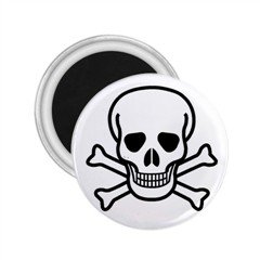 Jolly Roger 1" Mini Magnet (10 pack) , punk, goth, rock