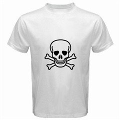 Jolly Roger White T-Shirt, punk, goth, rock