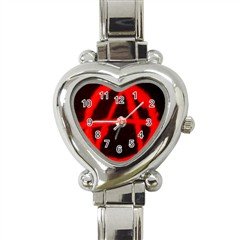 Anarchy Heart Italian Charm Watch, punk, goth, rock
