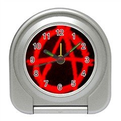 Anarchy Travel Alarm Clock, punk, goth, rock