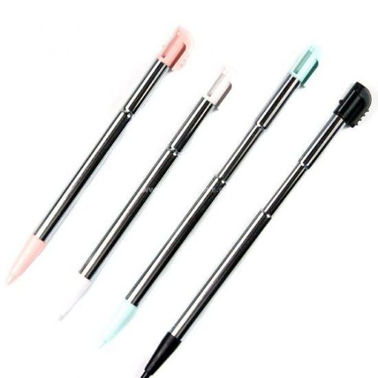 Metal Retractable Replacement Stylus for NDS Lite 4-Pack