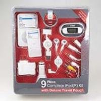 9 Piece Complete iPod(R) Kit with Deluxe Travel Pouch