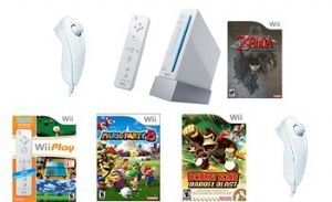 NINTENDO WII TOP SELLERS BUNDLE 17 TOP SELLING GAMES AND 4 CONTROLLERS