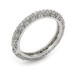 THIN CZ BAND RING