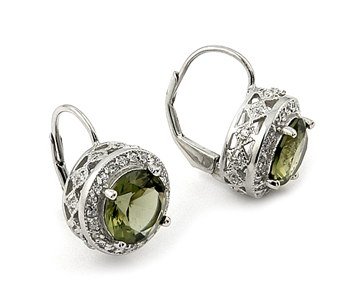 5 PIECE ROUND SMOKEY CZ SET