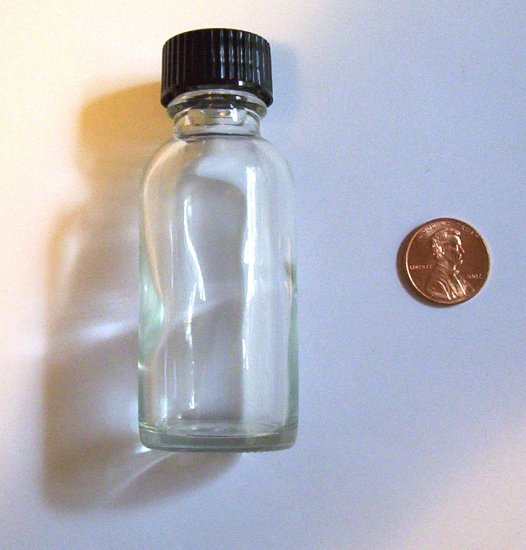 1 Ounce Plain Bottle with scented oil