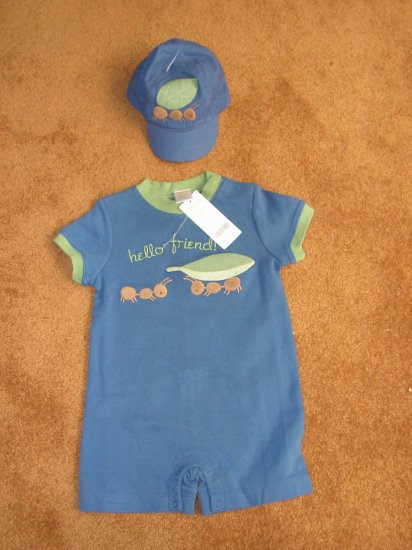 Boys toddlers infants Gymboree Botanical Babies romper 12-18 months