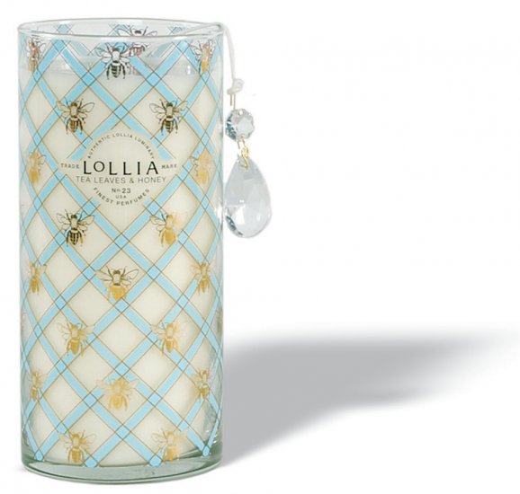 LOLLIA Wish Tea Leaves & Honey Tall Perfumed Luminary