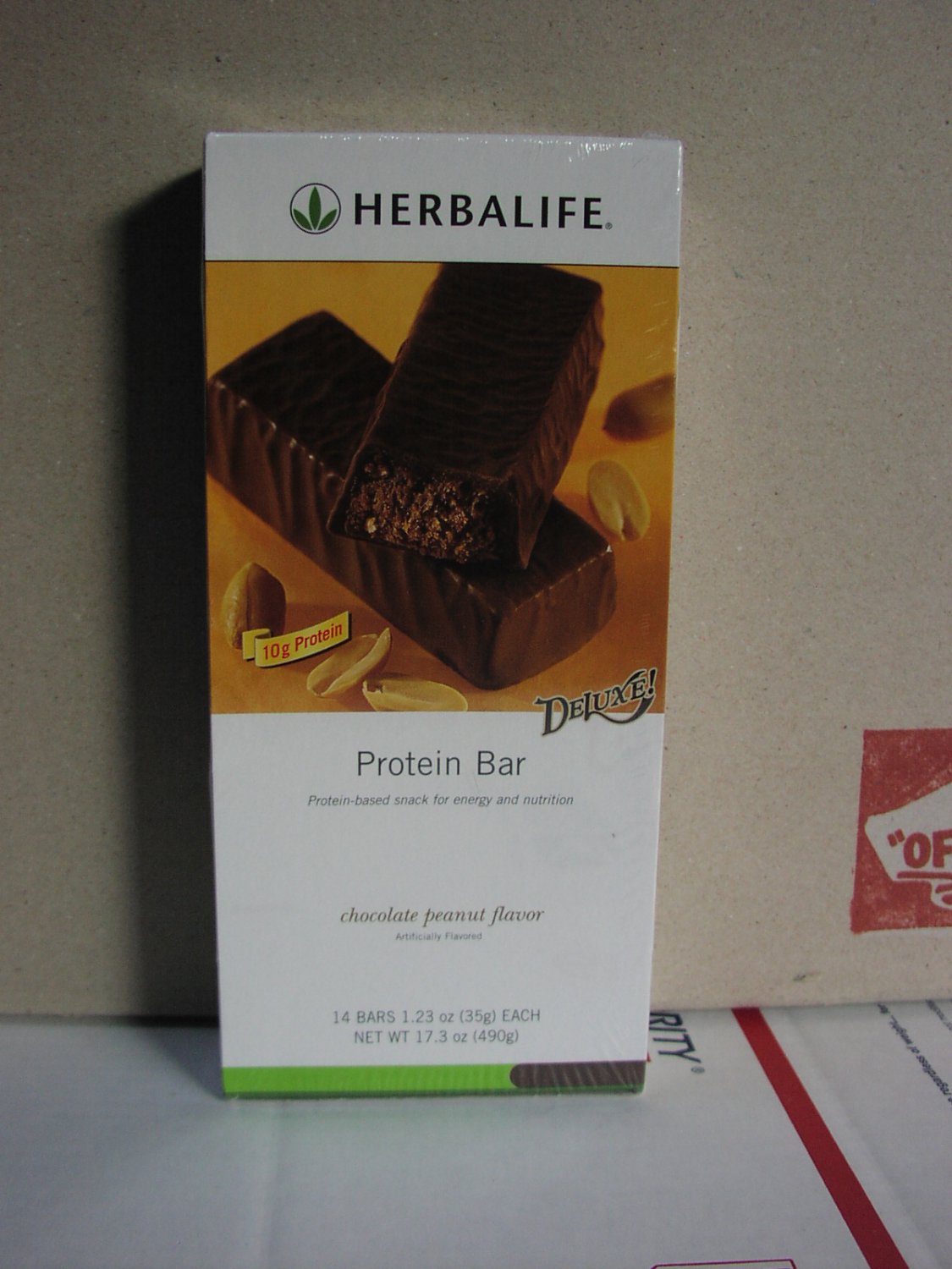 Herbalife Deluxe Protein Bars Chocolate Peanut Flavor 2010