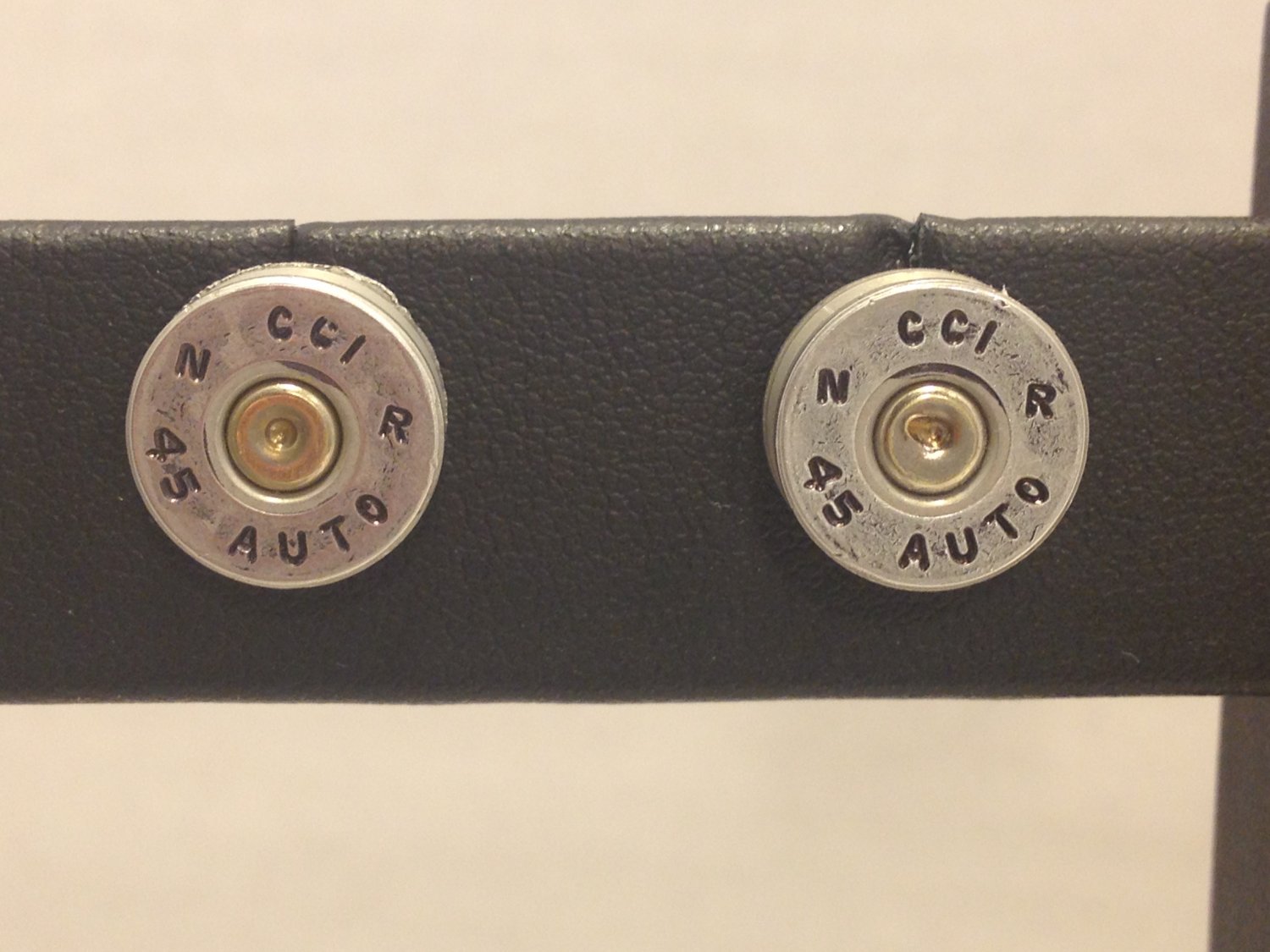 Bullet Casing Post Earrings