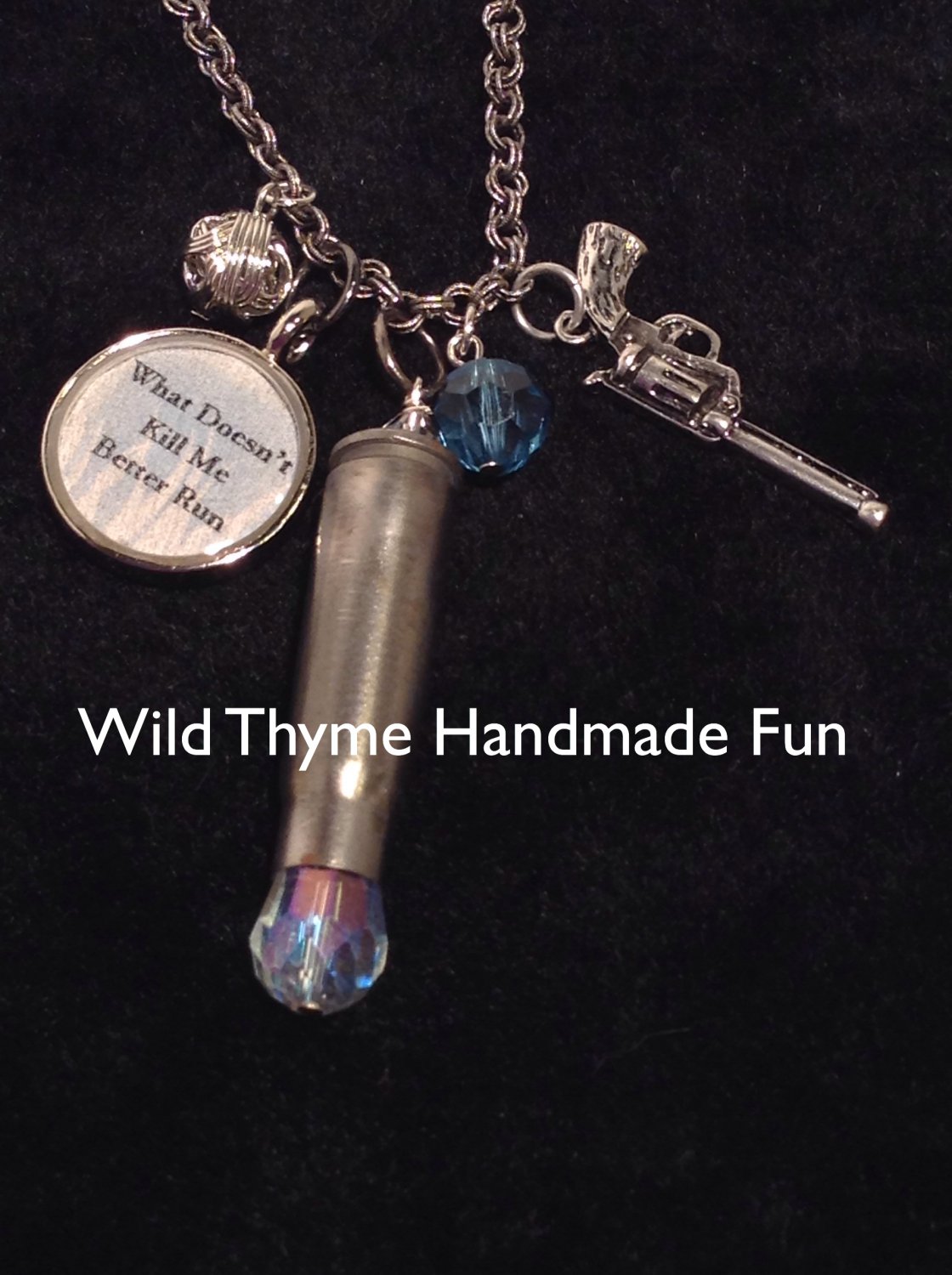 "What doesn't kill me" necklace