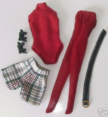 Doll Shorts Leotard Tights Shoes Belt 11.5 to 12 Inch Dolls CANDI