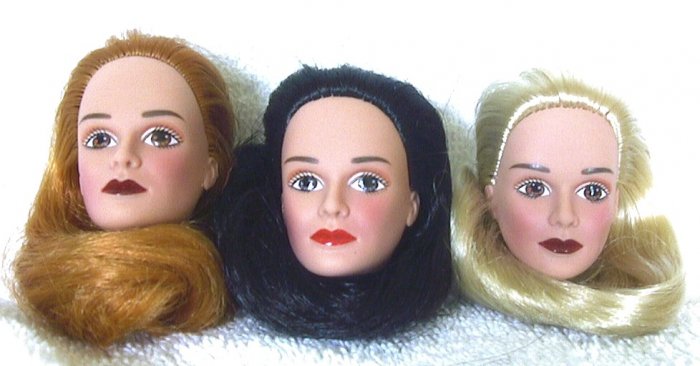 DOLL HEAD RUSSIAN REDHEAD 11.5 to 12 INCH fashion dolls Candi