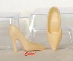 PEACH HIGH HEEL PUMPS SHOES 11.5 to 12 inch fashion dolls