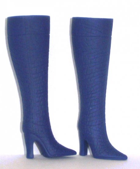 Fashion Doll Boots for 11.5-12" dolls NAVY BLUE Candi Brand