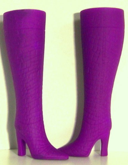 Fashion Doll Boots for 11.5 to 12 inch dolls DARK PURPLE Candi Brand