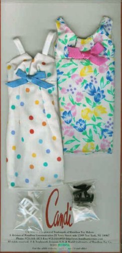 Doll Dress Set 11.5 to 12 inch Dolls 2 FLORAL SHEATHS and SHOES