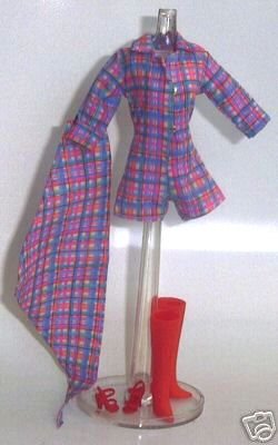 Doll Shortall Shoes Boots 11.5 to 12 inch Dolls Candi PLAID
