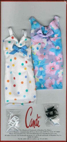 Doll Dress Set 11.5 to 12 inch Dolls 2 FLORAL SHEATHS and SHOES