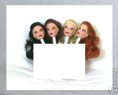 DOLL HEAD Candi Hispanic black hair 11.5 to 12 Inch Dolls