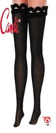 Doll Stockings BLACK Candi 16 Inch Ellowyne Tyler Gene Alex Sybarite