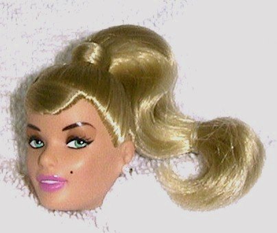 Doll Head Vintage Swedish Swirl 11.5 to 12 INCH fashion dolls Candi