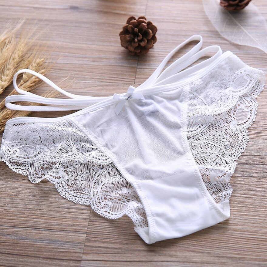 Transparent Sexy Bra Panty Set Woman Underwear Lace Breathable Thin