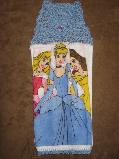 Disney's Princess Crochet Top Towel (Blue)