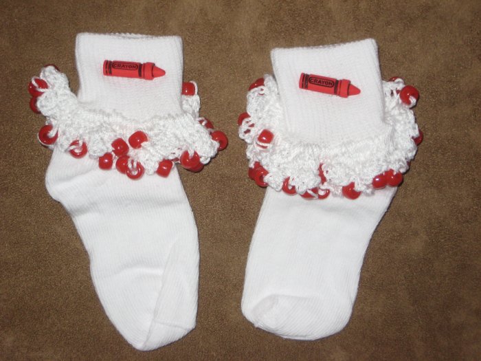 Crayola Beaded Sock (Red)