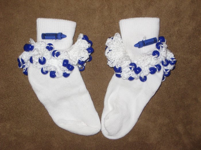 Crayola Beaded Sock (Blue)