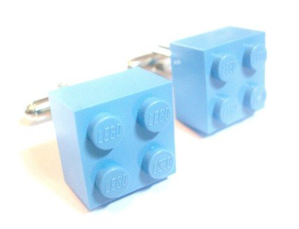 Baby Blue Lego Cuffinks