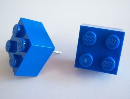 Lego Stud Earrings