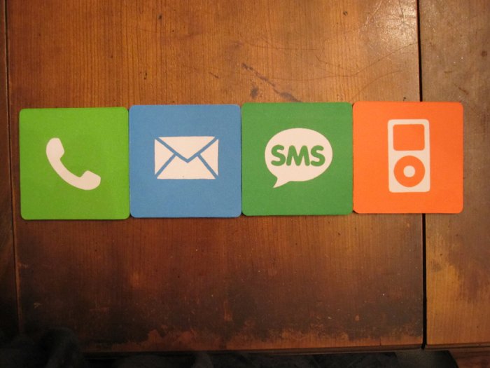 iPhone Application Coasters