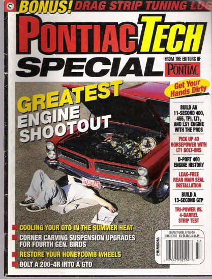 PONTIAC TECH SPECIAL... SUMMER 2000.