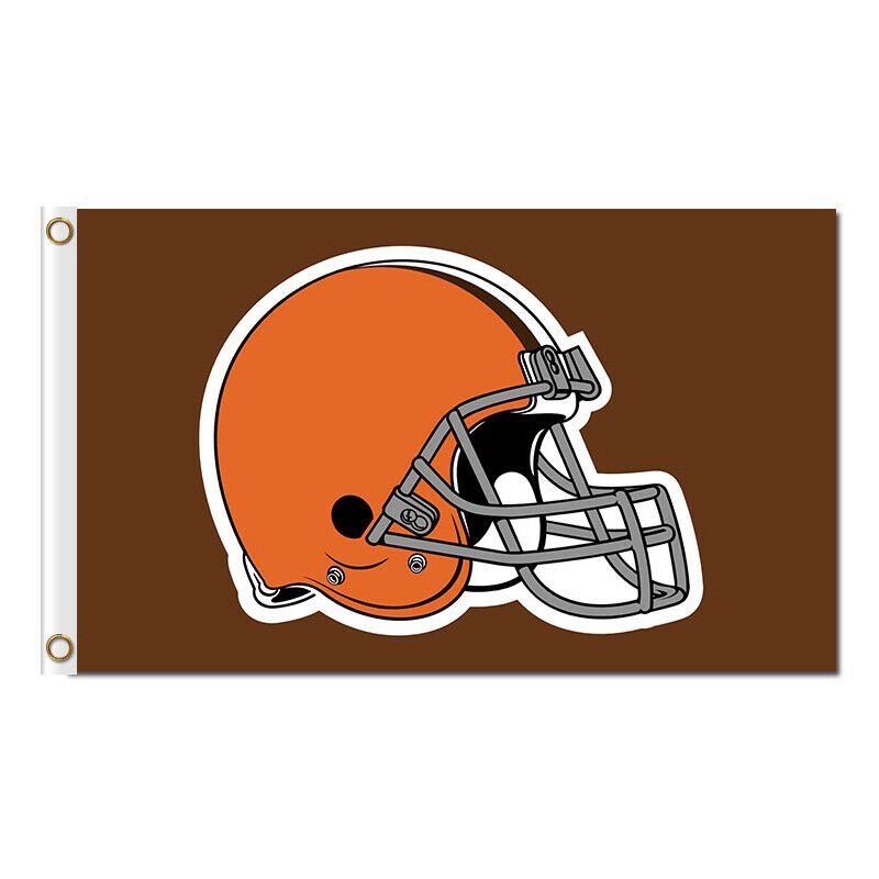 Cleveland Browns Flag X Ft Banner Polyester American Football Browns